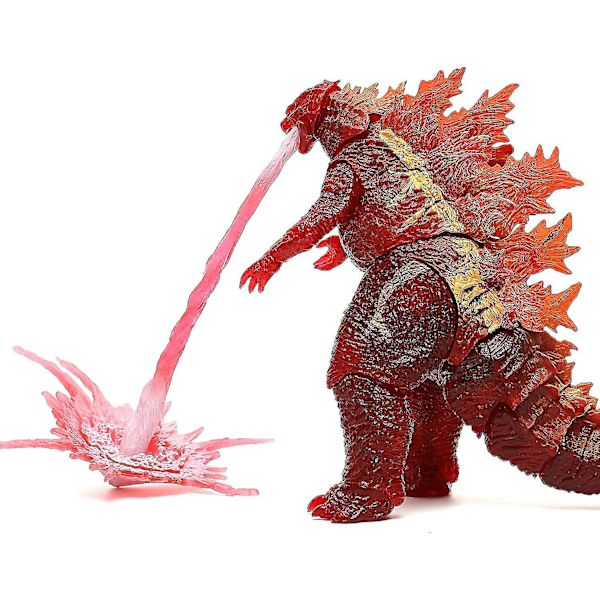 Kongenes Konge Leke - Godzilla Actionfigur - Dinosaur Leke Godzilla - Filmmonster Serien Godzilla. red