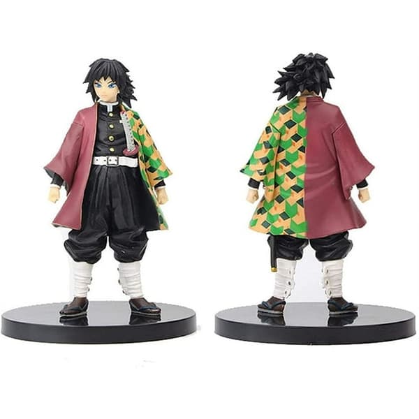 5-pakning Demon Slayer actionfigurer 16 cm PVC anime-samleobjekter [JUN]