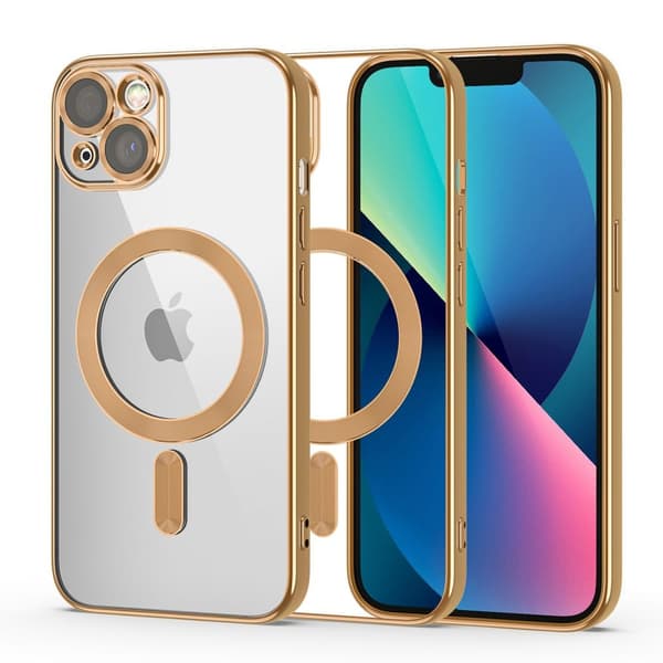 Tech-Protect iPhone 13 Cover MagSafe MagShine Guld[JUN] 40
