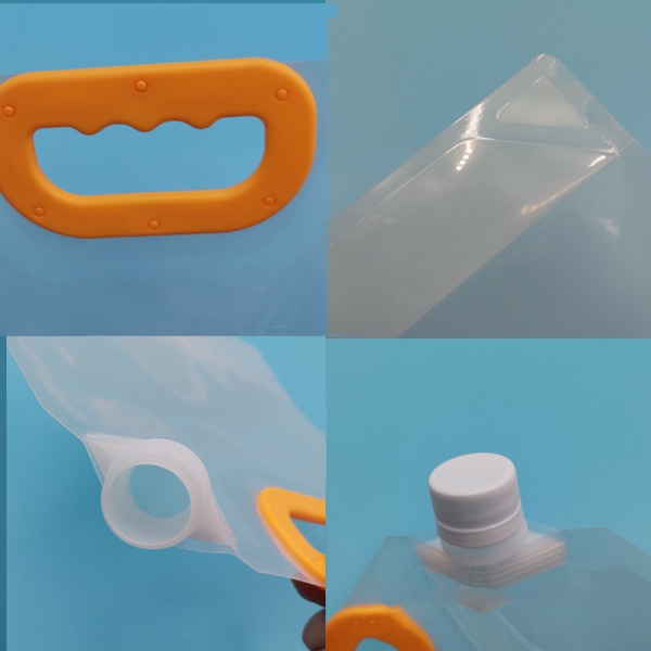 1L Utomhus bærbar vandpose sammenklappelig plastbeholder