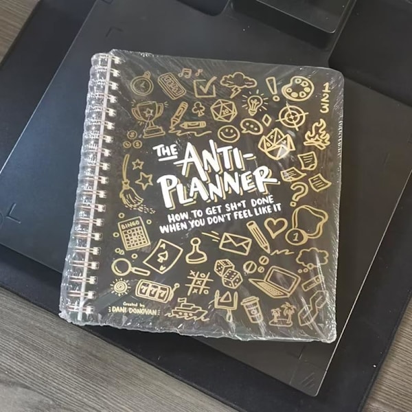 Anti-Planner Tag Bog Daglig Planlægger Organizer Notesbog Slip Prokrastinering Planlægger Notesbog Studerende Kontorartikler Fra