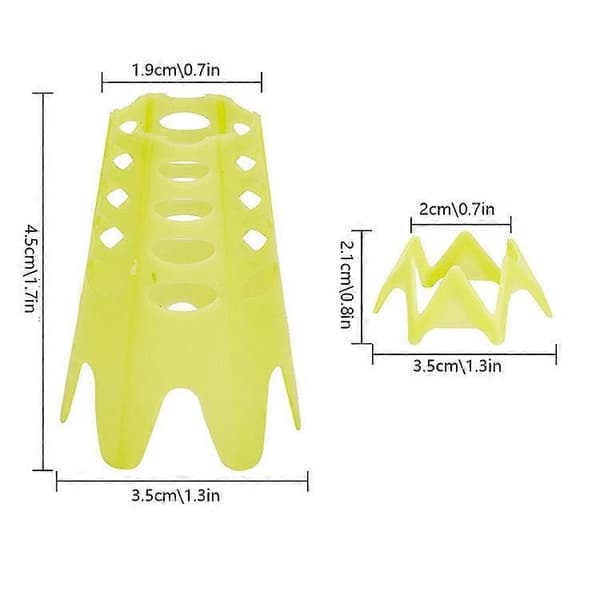 20-pak Golf Simulator Tees - 10 Lange & 10 Korte til Hjemmetræning [JUN] red