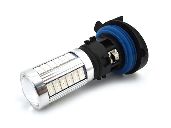 2 kpl HP24W LED-lamppu 12-24V CANBUS lävistävä punainen diffuusori
