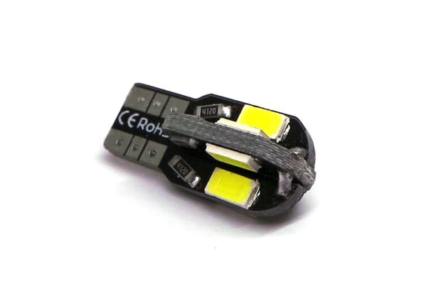 10 kpl LED-lamppu T10, W5W 12V 320lm CANBUS