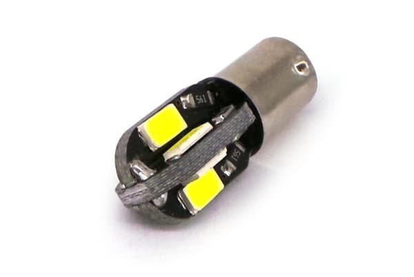 5 kpl LED-lamppu BA9S T4W 12V 320lm CANBUS