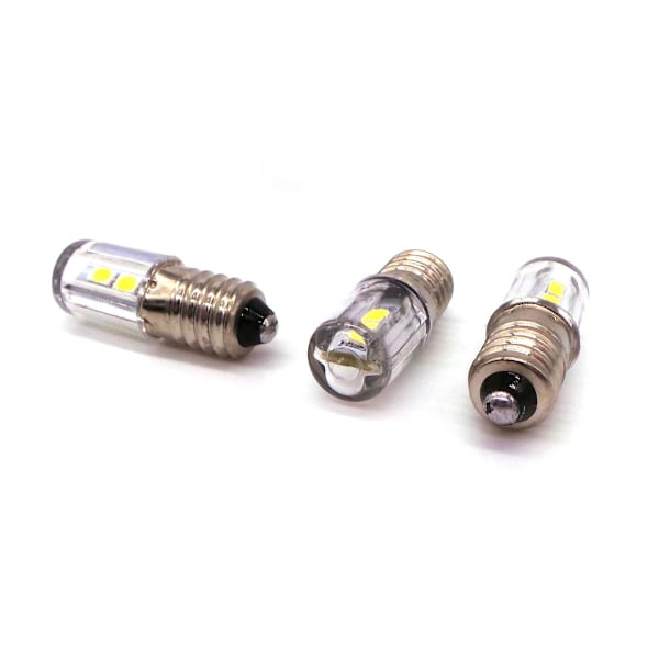 6 kpl LED-lamppu E10 6V 4W 300lm