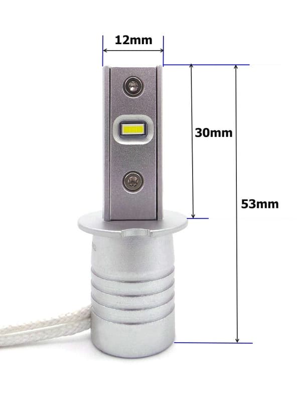 LED-lampor H3 9V-30V CANBUS CSP SET Ny