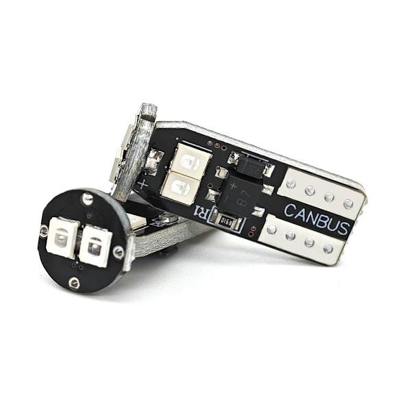 10 kpl LED-lamppu T10 12V-18V 4W CANBUS 400lm Sininen