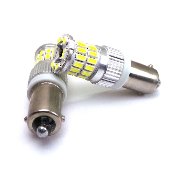 2 kpl LED-lamppu BA9S 12-24V CANBUS valkoinen vahva