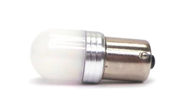 2 kpl LED-lamppu BA15S, P21W 12-24V CANBUS punainen
