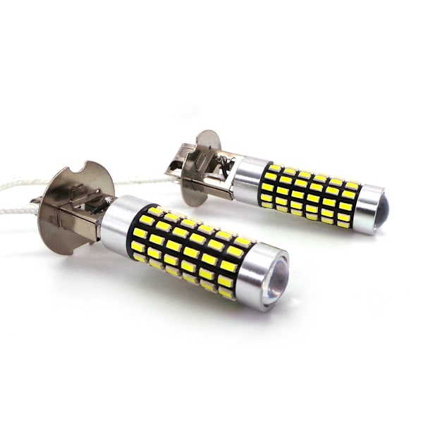 2 kpl LED-lamppu H3 12V-24V CANBUS 1200lm