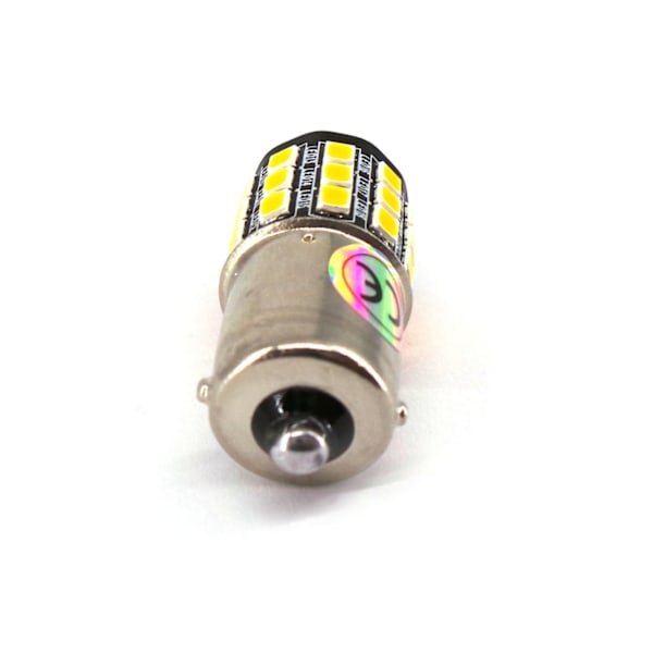 2 kpl LED-lamppu BA15S, P21W 12V CANBUS oranssi