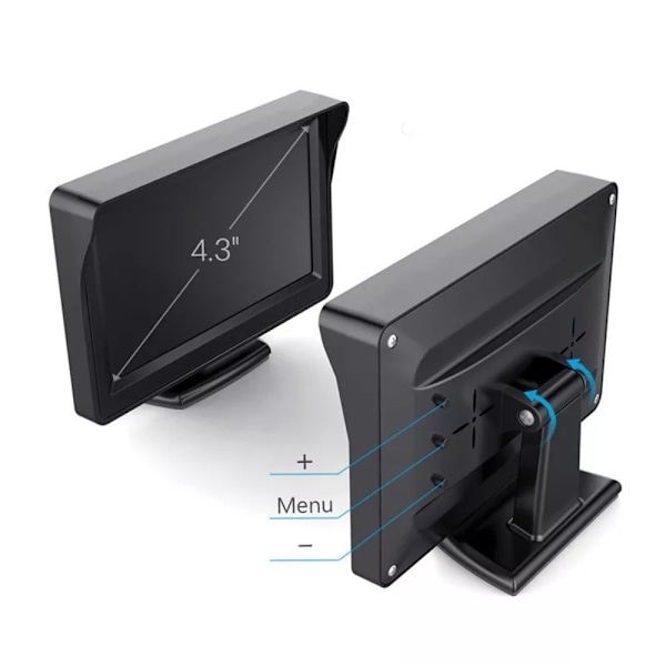 Monitor, backkamera display 12V