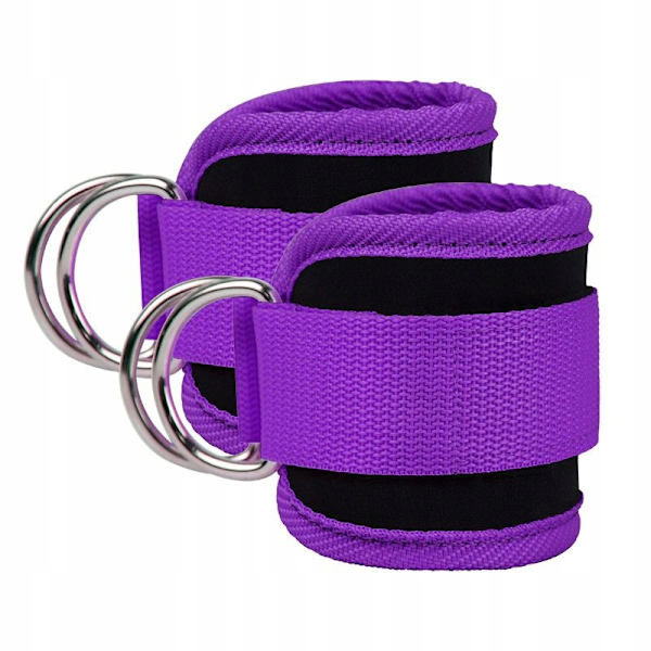 2x jalkatuki nostoon, pakaralihasten harjoitteluun - Violetti