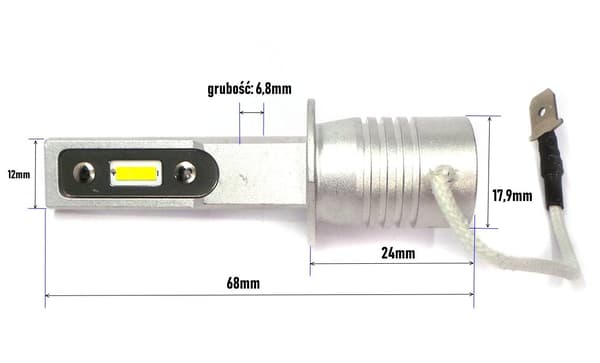 LED-lamppuja H1 9V-30V CANBUS CSP SET Uusi