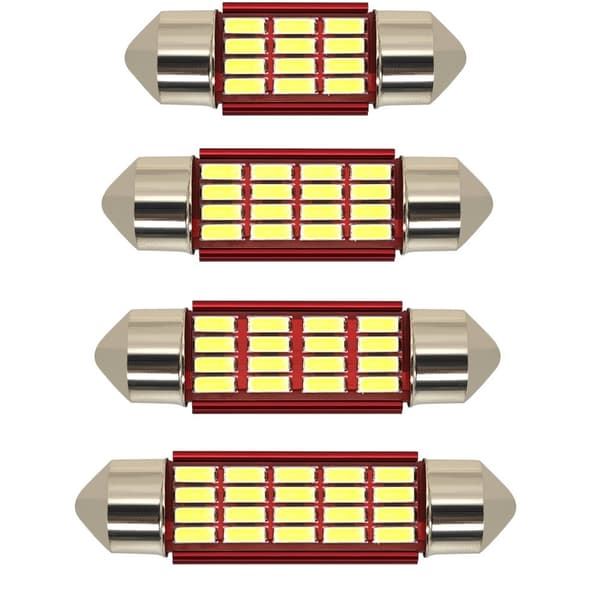 2 kpl C5W LED-lamppu SV8.5 12V CANBUS 36mm vahva