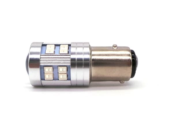 2 kpl P21/4W LED BAZ15D 12-24V CANBUS punainen