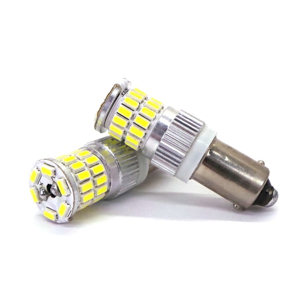 2 kpl LED-lamppu BA9S 12-24V CANBUS valkoinen vahva