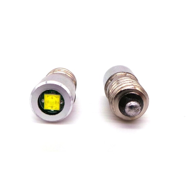 2 kpl E10 LED-lamppu 4-24V CREE 400lm