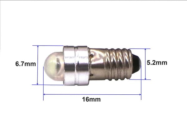 5 st LED-lampor E5 12V 50lm