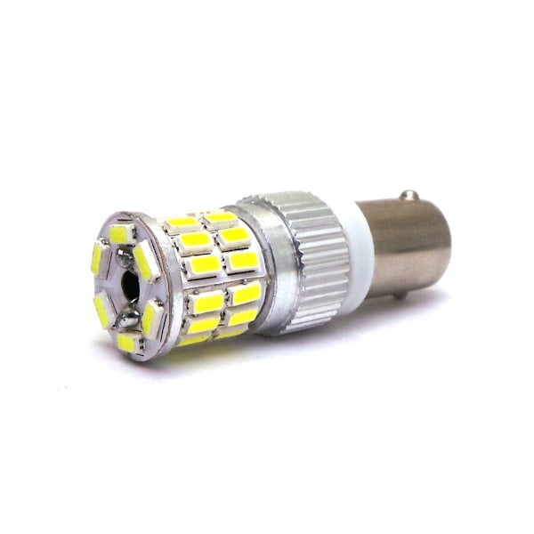 2kpl LED-lamppu BAY9S, H21W 12-24V CANBUS valkoinen vahva 700lm