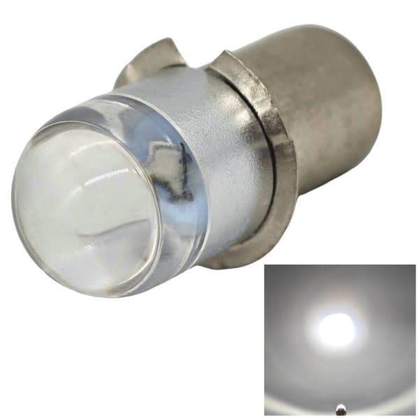 4 kpl P13.5s LED-lamppu PX13.5, P13, HS3 6-30V taskulamppuihin