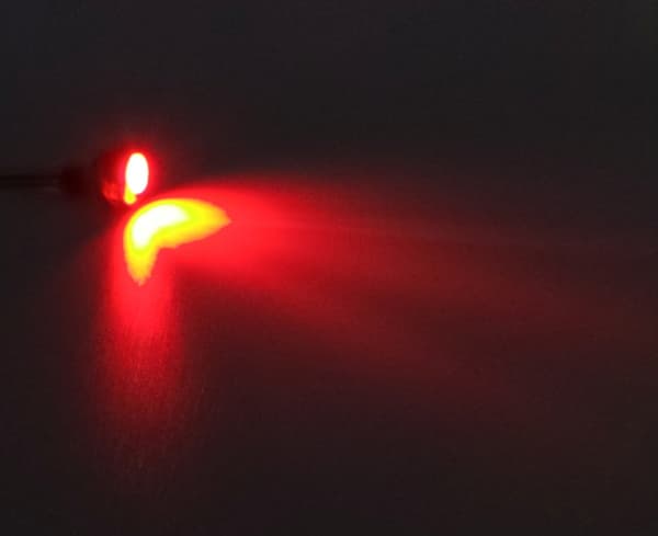 2kpl LED kojelaudan valo 12V värit 14mm Punainen