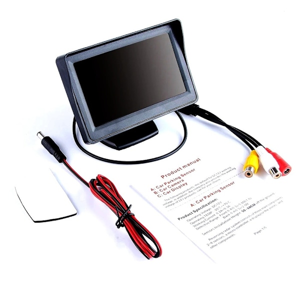 Monitor, backkamera display 12V