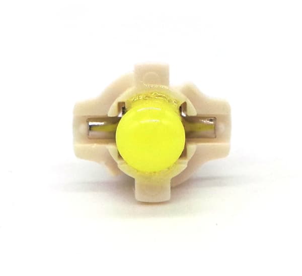 6 st LED-lampor 0,25W B8.5 COB 12V Vit