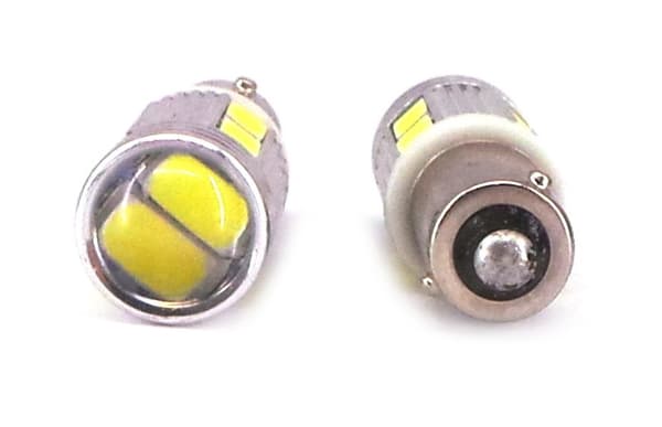 2 kpl LED-lamppu BAX9S H6W 12V 400lm CANBUS