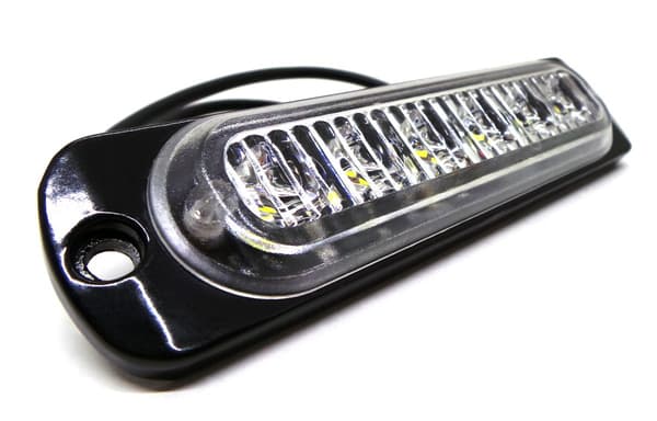 Backljus 6 LED 12V-24V, vit