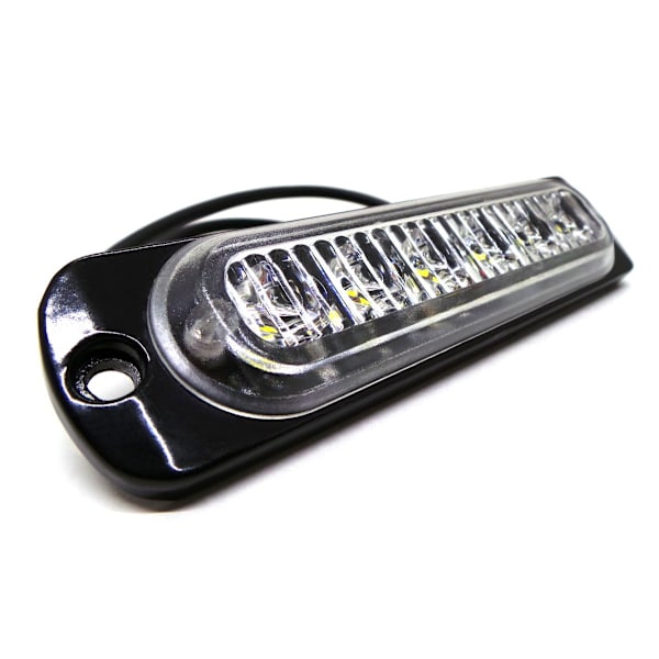 Peruutusvalaisin 6 LED 12V-24V, valkoinen