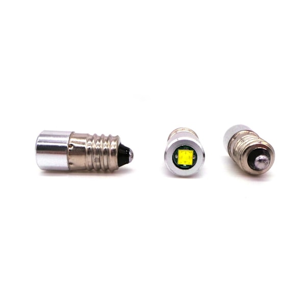 2 kpl E10 LED-lamppu 4-24V CREE 400lm