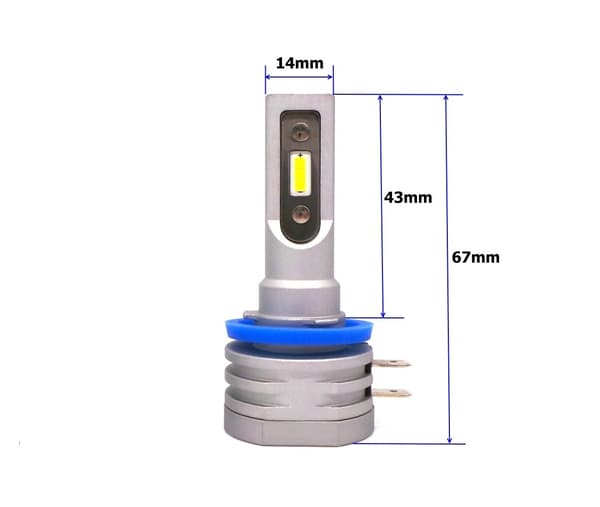 LED-lamput H11B 9V-30V CANBUS CSP-sarja Uusi