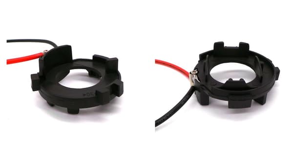 2 st Adapter för LED H7-lampor, VW GOLF, Scirocco, Jetta, Touran, Sharon M-114B