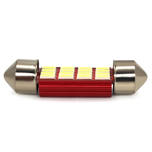 2 kpl C5W LED-lamppu SV8.5 12V CANBUS 36mm vahva