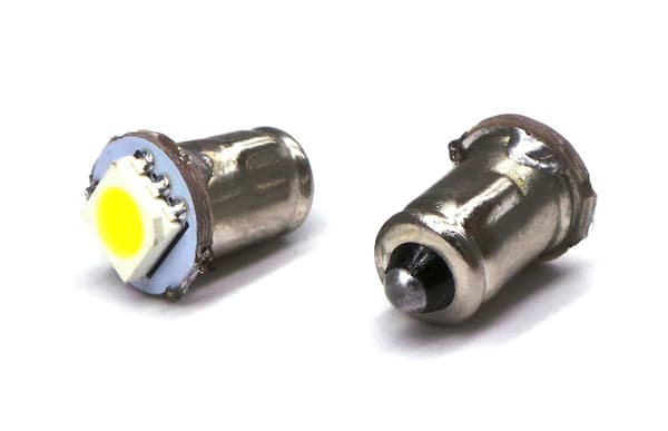 6 st LED-lampor BA7S 6V 40lm vit