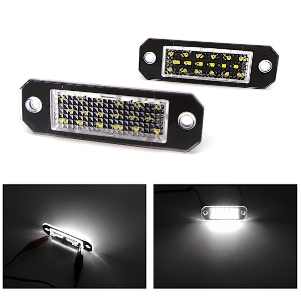 VW rekisterikilven valot LED 2x550lm, sarja 2kpl