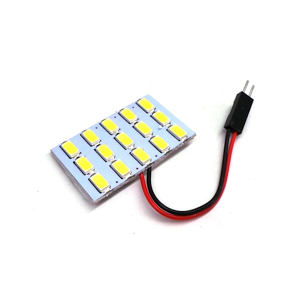 2 kpl 5x3 LED-paneeli 12V T10, SV8.5, T4W 600lm 2 kpl 5x3 LED-paneeli 12V T10, SV8.5, T4W 600lm