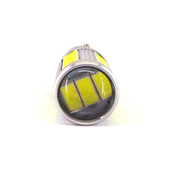 2kpl P21/5W LED BAY15D 12-18V 1000lm CANBUS polttimo ilman napaisuutta valkoinen