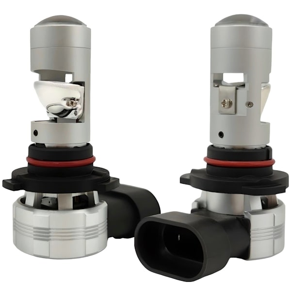 2 st HB3 LED-lampor 12-24V CANBUS, för lampor från USA, avstängningslinje