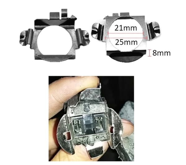 2 kpl Adapteri LED H7 polttimolle, Mercedes