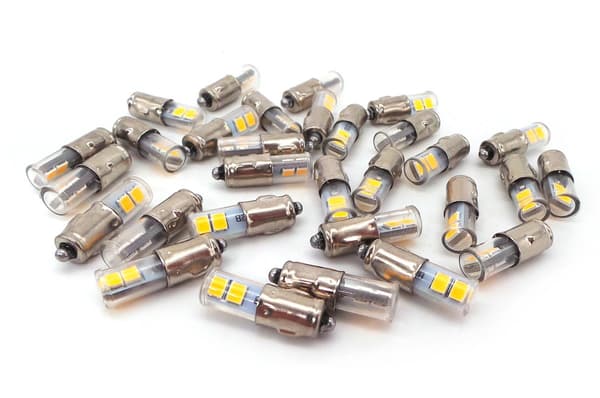 4 st LED-lampor BA7S 12V 250lm varmvit