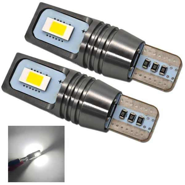 2 st W16W LED-lampor T15 12V-18V Canbus 1180lm stark