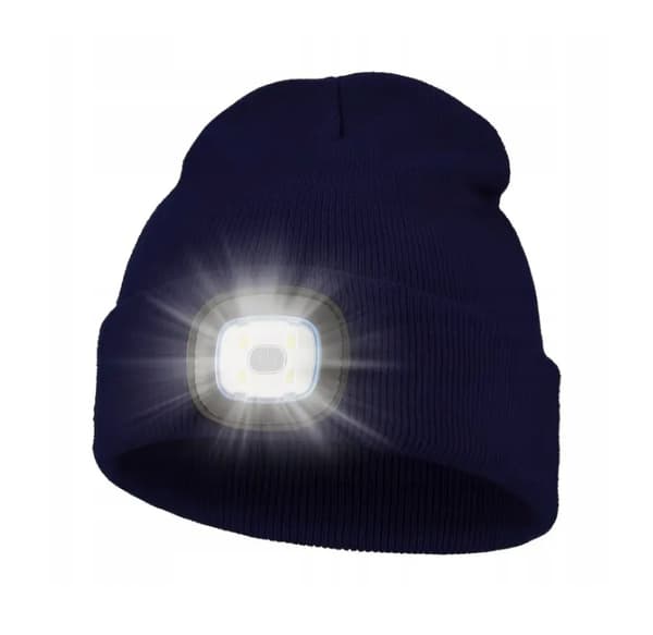 Talvimyssy LED-lamppu, USB, laivastonsininen