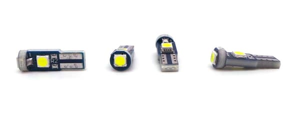 10 kpl T5 LED-lamppu W1.2W 12V 100lm