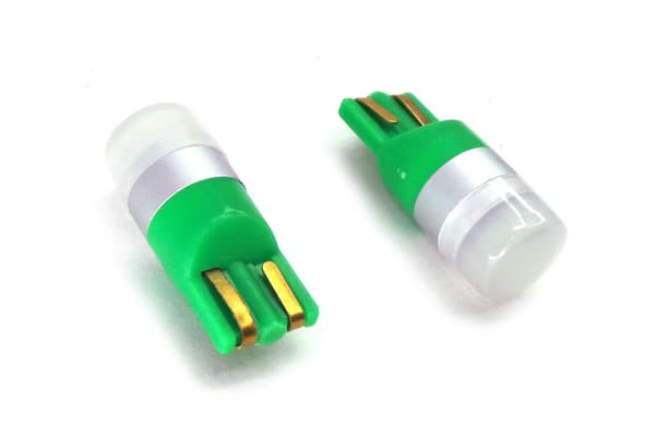 6 kpl LED-lamppu T10, W5W 12V CANBUS 190lm Vihreä