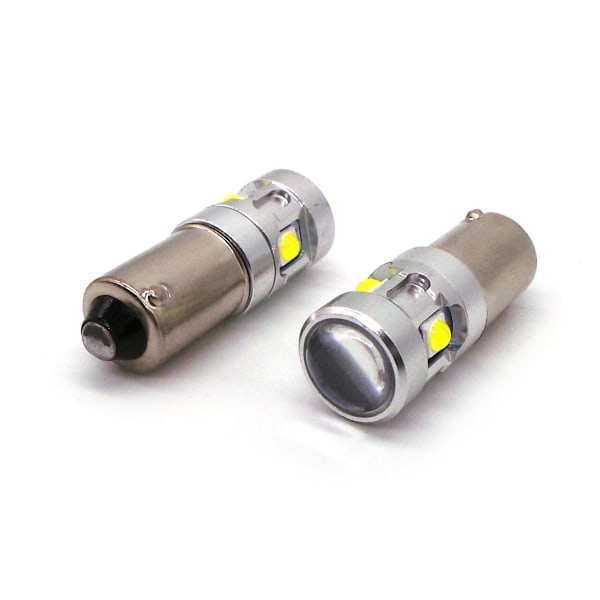 2 kpl T4W LED BA9S 12-24V CANBUS valkoinen 500lm