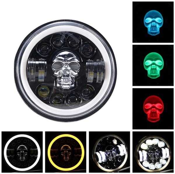 Ajovalaisin 7" Full LED kallo 1kpl