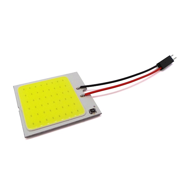 2kpl 40mmx35mm COB LED-paneeli 12V T10, SV8.5, T4W 600lm 2kpl 40mmx35mm COB LED-paneeli 12V T10, SV8.5, T4W 600lm